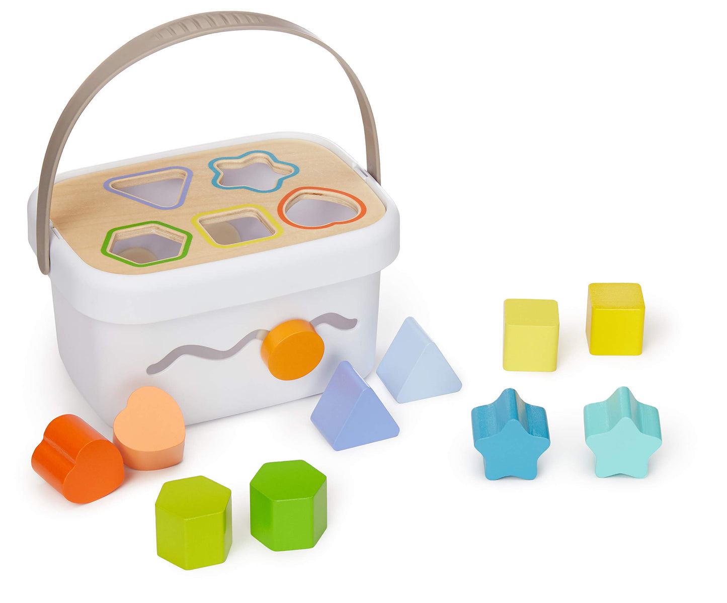Amazon Basics Holzspielzeug Set 16-teilig Mehrfarbig