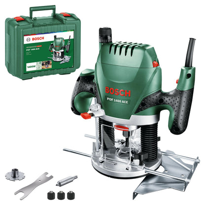 Bosch Oberfräse POF 1400 ACE (1.400 Watt, im Koffer)