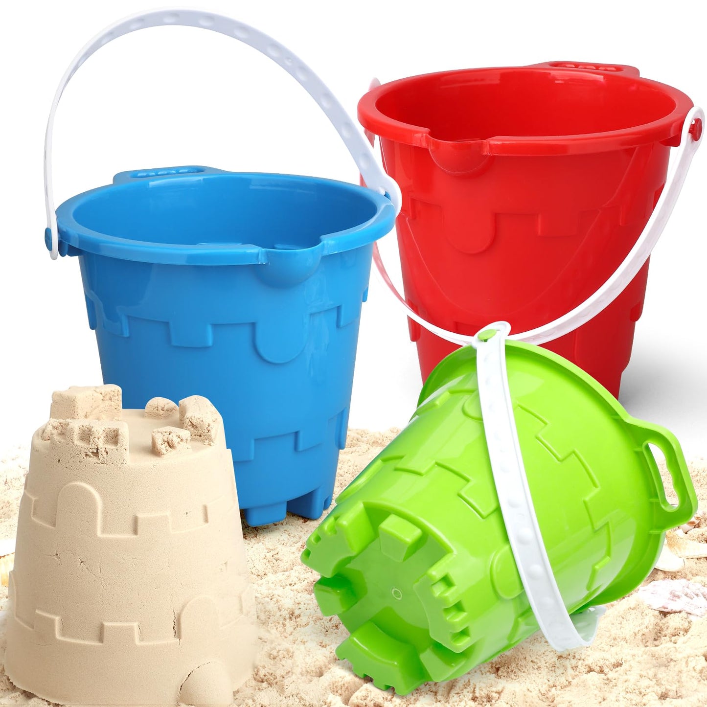 Dilabnda Sandburg Eimer Set für Kinder 3-teilig