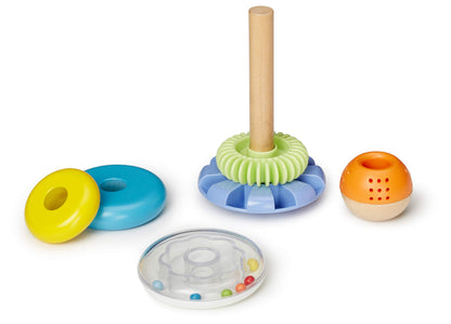 Amazon Basics Holzspielzeug Set 16-teilig Mehrfarbig